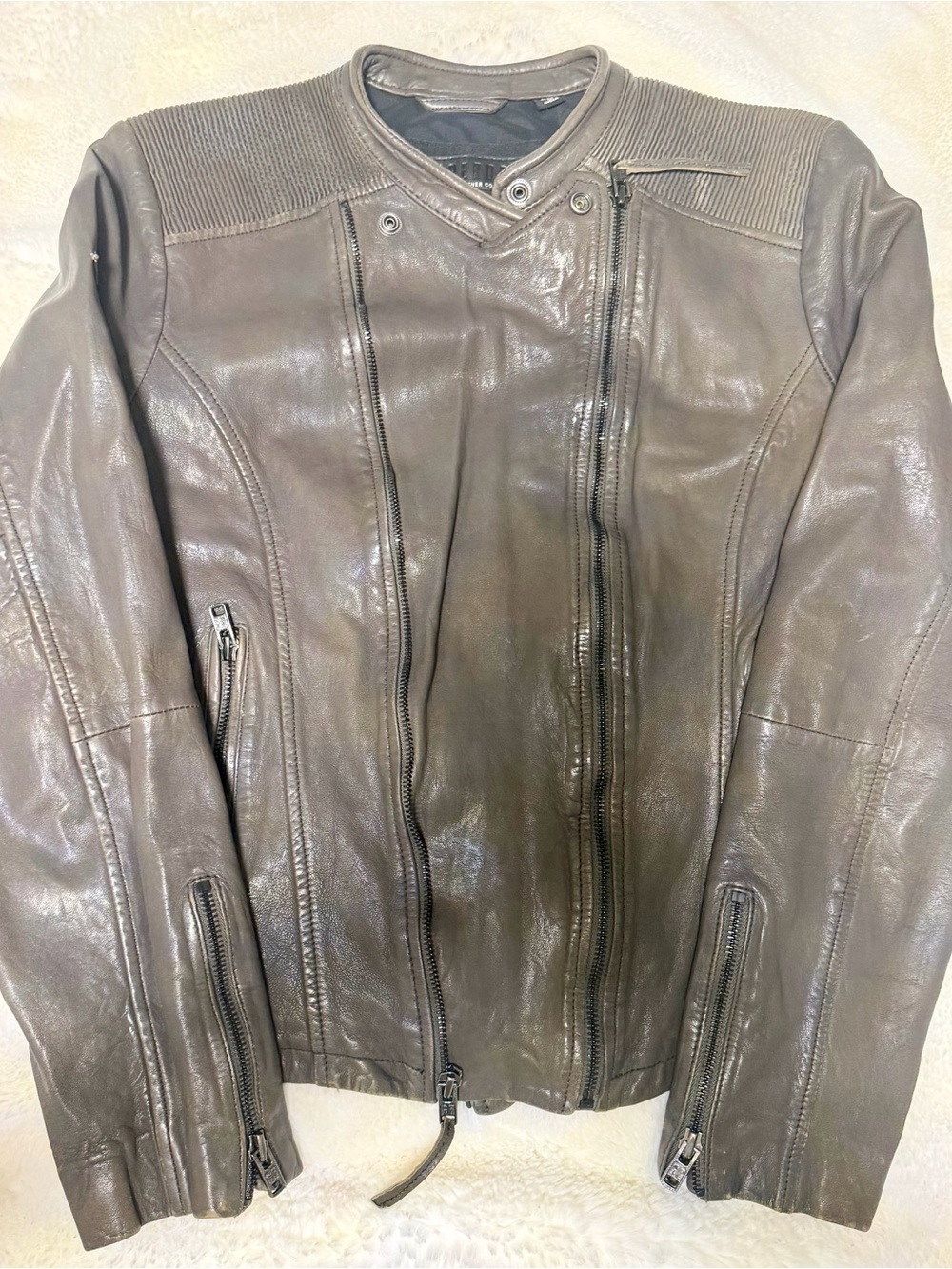 Superdry Premium Leather Jacket
